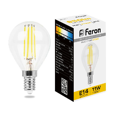 Лампа светодиодная Feron LB-511 Шарик E14 11W 230V 2700K 38013