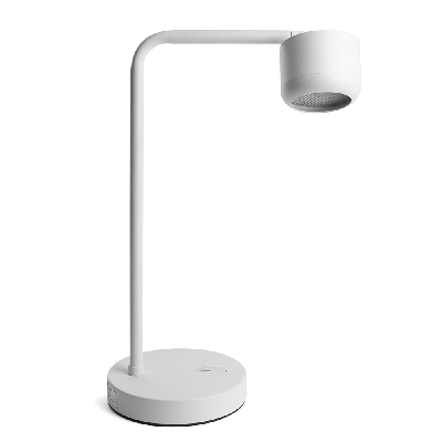 Светильник под лампу настольный Feron DE365 ECHO 12W, 230V, GX53, белый, с  антибликовой сеточкой 48405