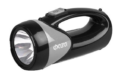 Фонарь аккумуляторный универсальный AccuF8-L1W/L12-bk 1Вт 100лм + боков. панель 12х0.5Вт 110лм аккум. 0.9А.ч ЗУ: 220В/12В IP20 черн. ФАZА 5008908 0