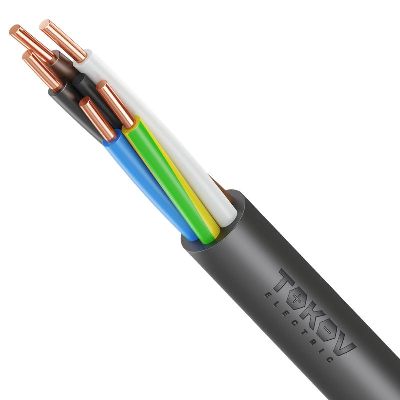 Кабель TOKOV ELECTRIC ВВГнг(А)-LSLTx 5х1.5 ОК (N PE) 0.66кВ (м) УТ000030900