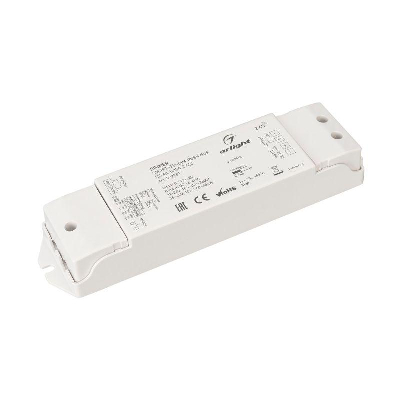 Диммер SMART-D21-DIM-PUSH-SUF 12-48В 1х15А 2.4G IP20 пластик Arlight 032981