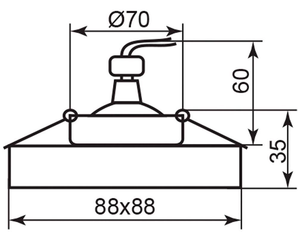 Светильник встраиваемый Feron 8180-2 потолочный MR16 G5.3 прозрачный 18855 1